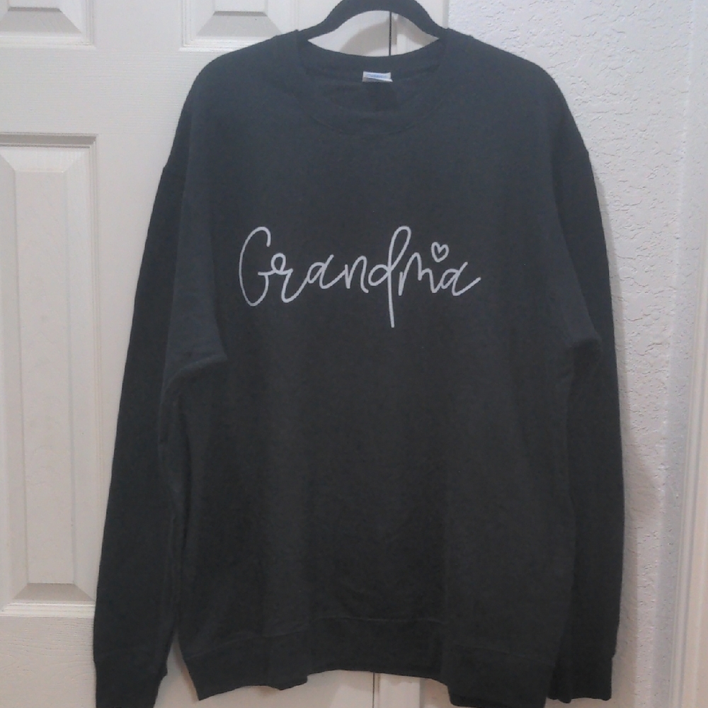 Port and Company Black Grandma Sweatshirt